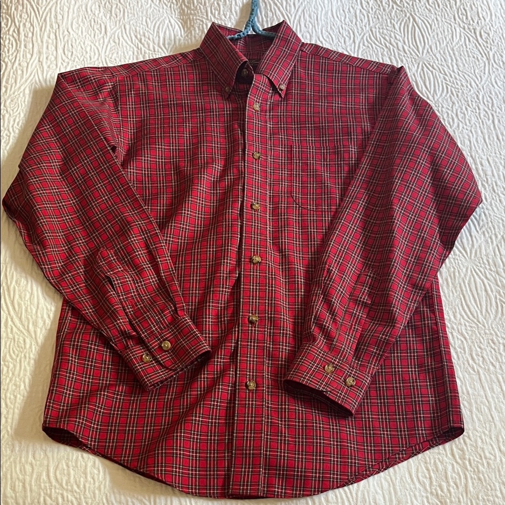 Brooks Brothers Red Plaid Button-Down Shirt